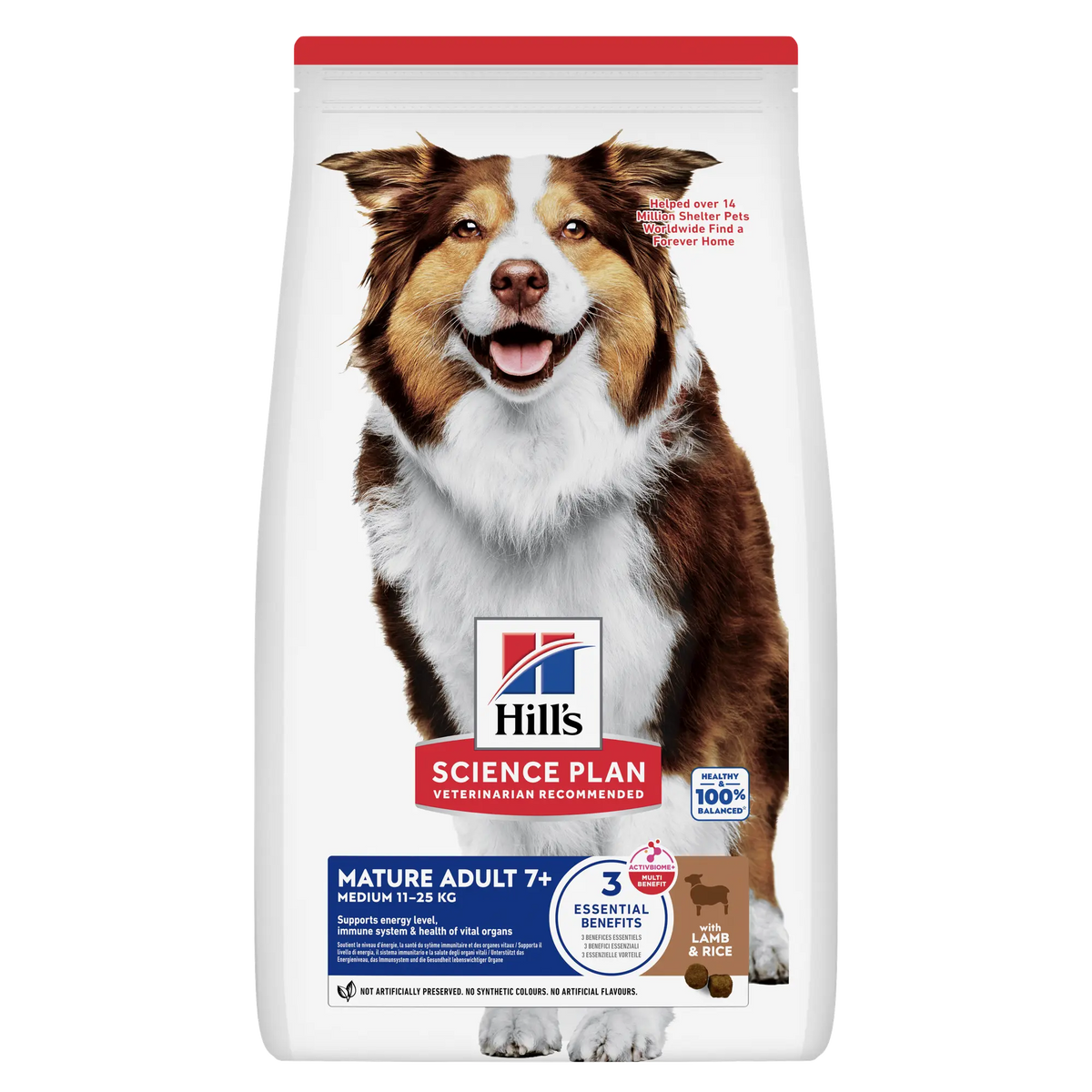 Hill's Science Plan Mature Adult 7+ Hund  Lamm & Reis