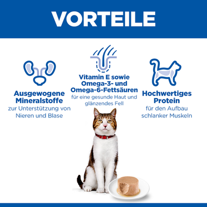 Hill's Science Plan Mature Adult 7+ Katzenfutter Mousse Vorteile