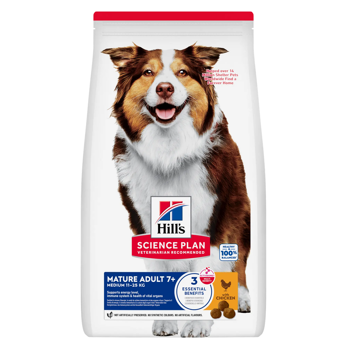 Hill's Science Plan Medium Mature Adult Hundefutter Huhn