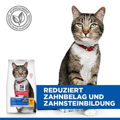 Hill's Science Plan Oral Care Adult Katzenfutter Reduziert Zahnbelag