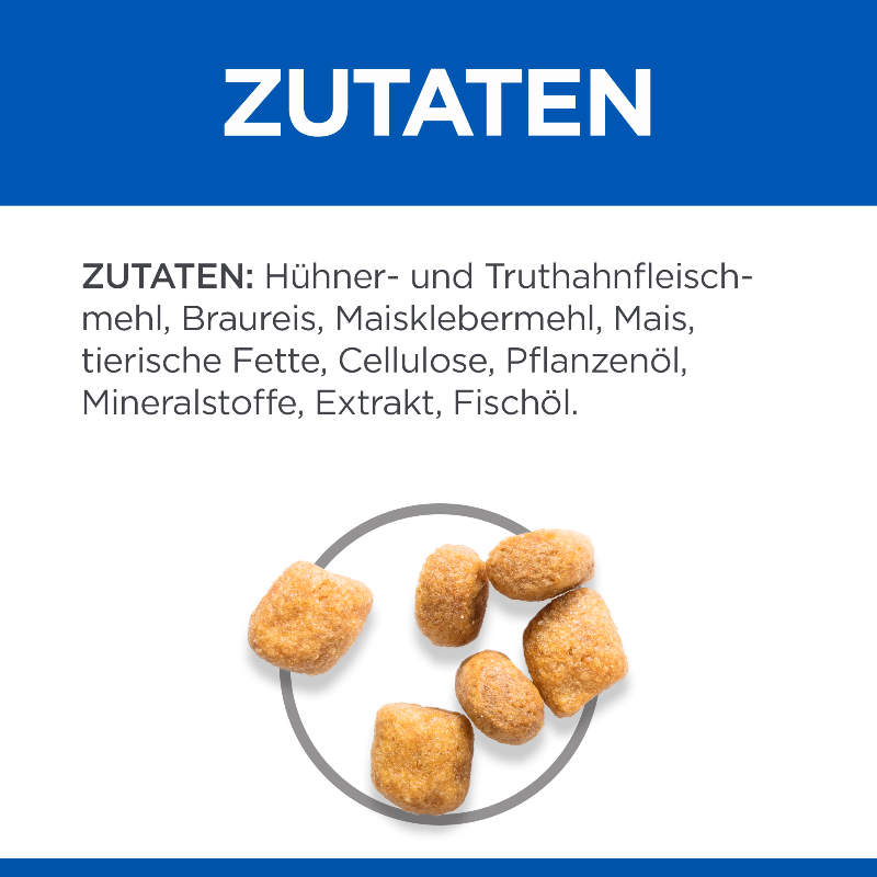 Hill's Science Plan Oral Care Adult Katzenfutter Zutaten