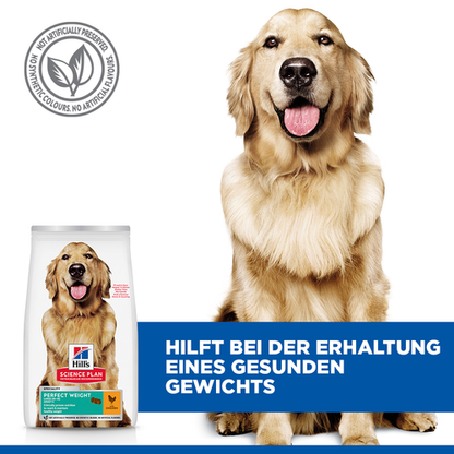 Hill's Science Plan Perfect Weight Large Adult Hundefutter Gewichtskontrolle