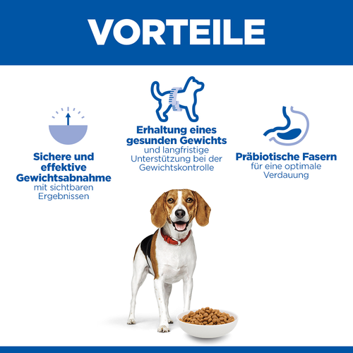 Hill's Science Plan Perfect Weight Medium Adult Hundefutter Vorteile