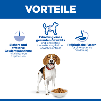 Hill's Science Plan Perfect Weight Medium Adult Hundefutter Vorteile
