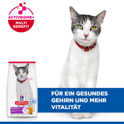 Hill's Science Plan Senior Katzenfutter gesundes Gehirn und mehr Vitalität