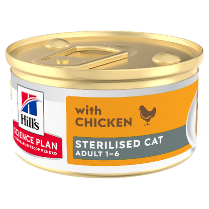 Hill's Science Plan Sterilised Adult Katzenfutter Mousse