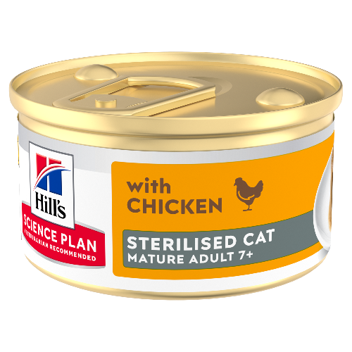 Hill's Science Plan Sterilised Mature Adult 7+ Katzenfutter Mousse