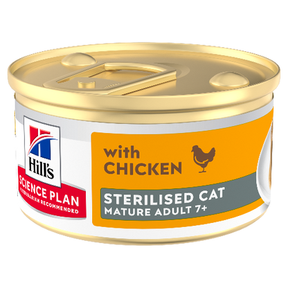 Hill's Science Plan Sterilised Mature Adult 7+ Katzenfutter Mousse