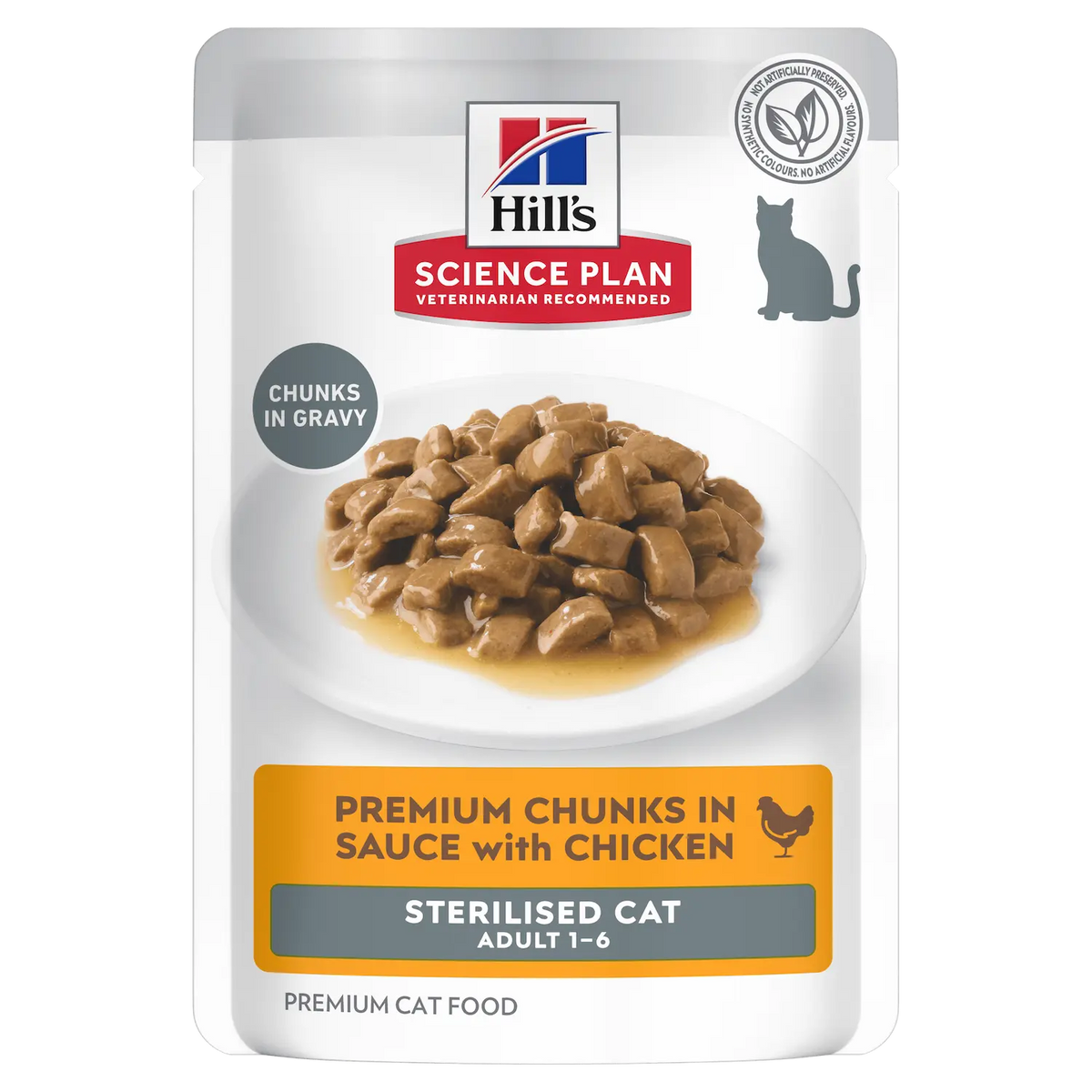 Hill's Sterilised Young Adult Beutel - Katze Huhn