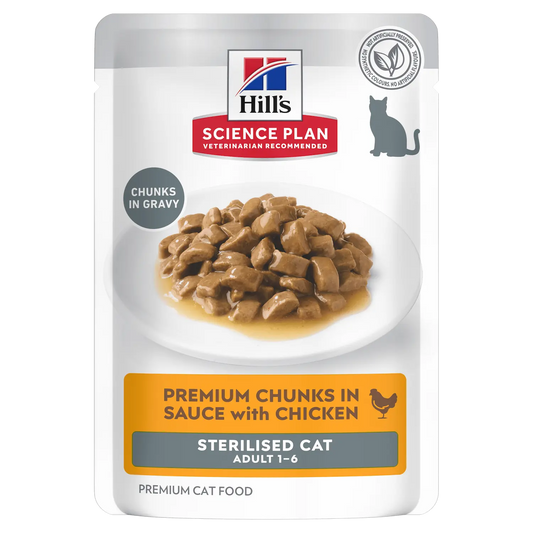 Hill's Sterilised Young Adult Beutel - Katze Huhn