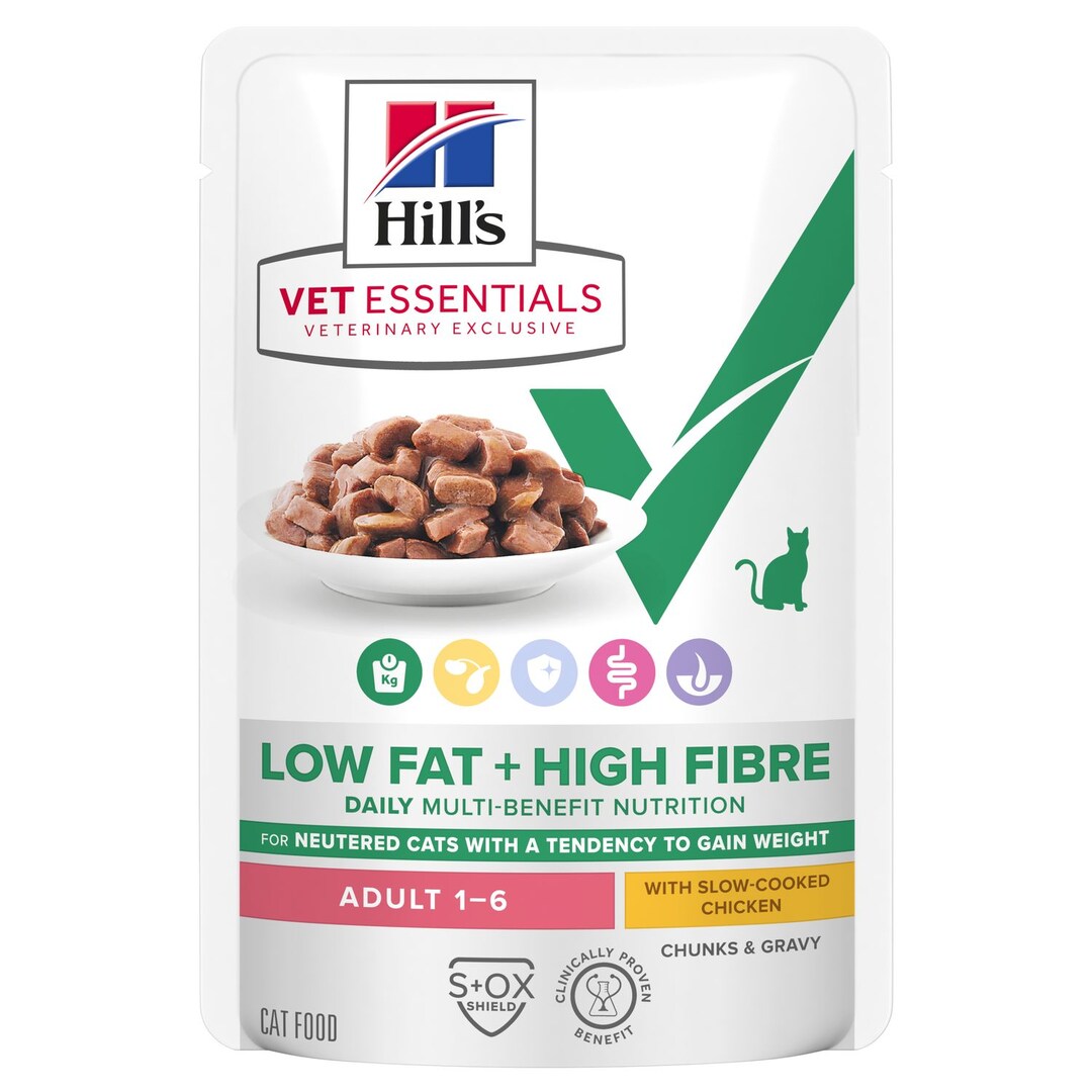 Hill's Vet Essentials MULTI-BENEFIT + Low Fat+High Fibre Adult Katzenfutter