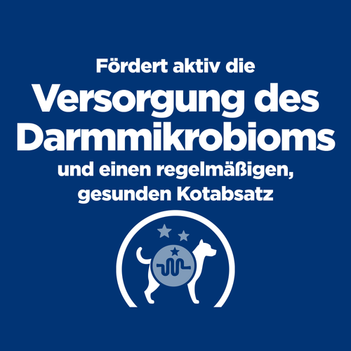 Hill's prescription Hundefutter förder die Versorgung des Darmmikrobioms
