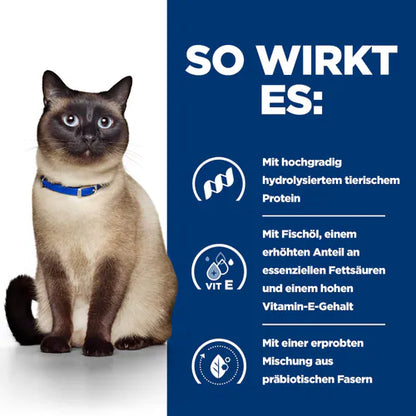Hill's z/d für Katzen so wirkt es