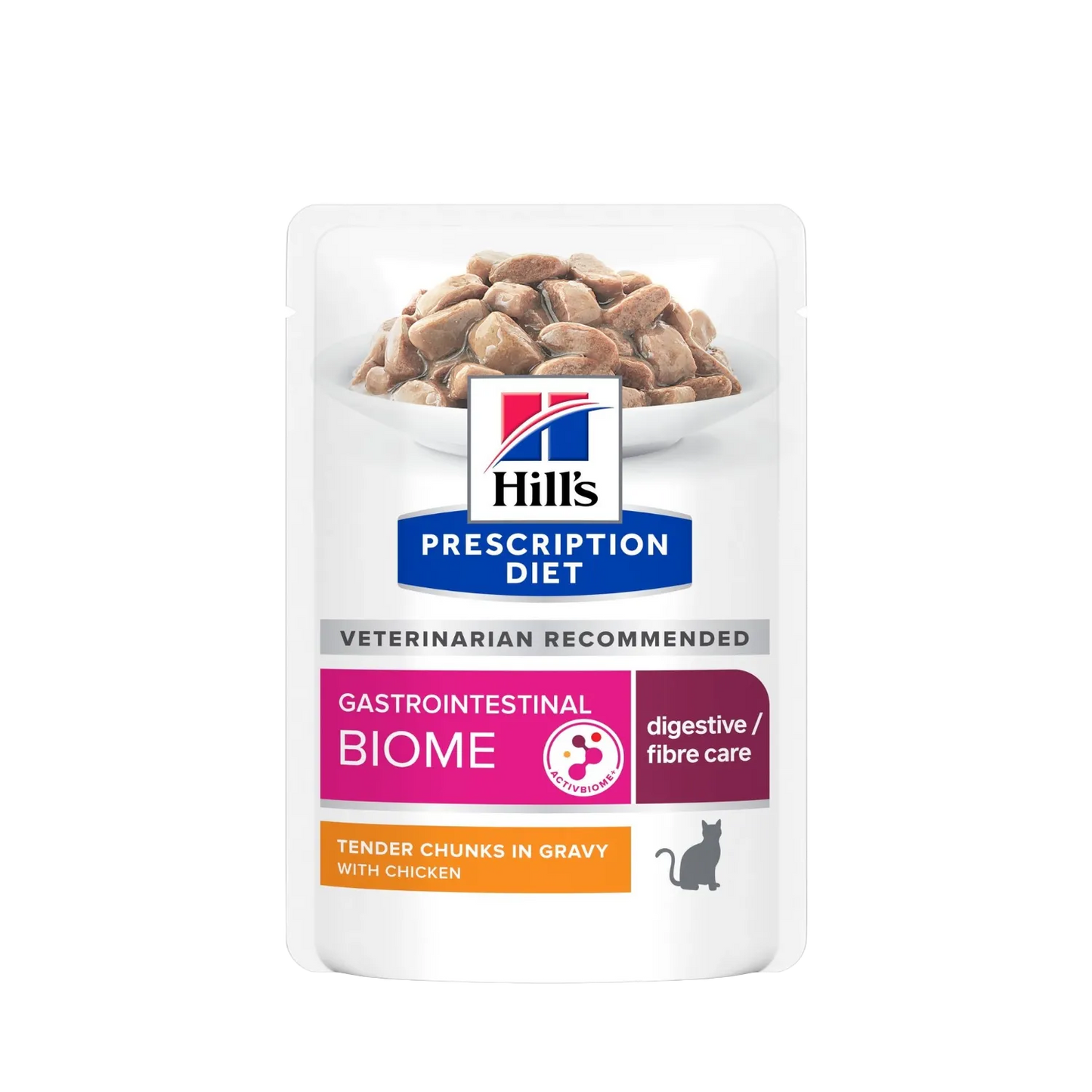 Hill's Prescription Diet - Huhn / 1 x 12 x 85g - Hill's Gastrointestinal Biome Katze - Beutel - Marigin AG Onlineshop für Tierbedarf