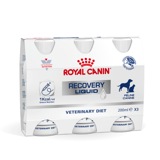 Royal Canin Recovery Liquid Hund und Katze - 3 x 200 ml