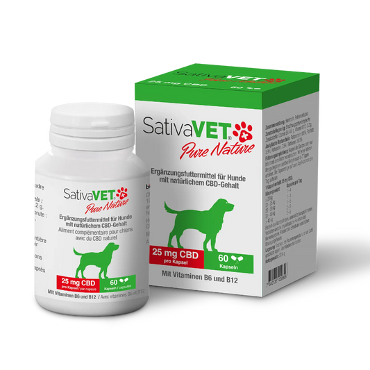SativaVET Pure Nature CBD Kapseln 25 mg