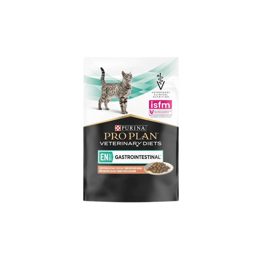 Purina Pro Plan EN Gastrointestinal Katzenfutter, Nassfutter für Katzen mit Magen-Darm-Problemen im Beutel - Marigin Onlineshop für Tiernahrung und Tierklinik.