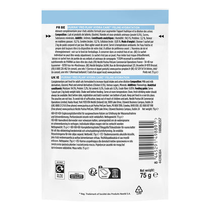 Purina HC Hydra Care Katze - Beutel - Purina Veterinary Diets 85g - Rückseite Produktbeschreibung
