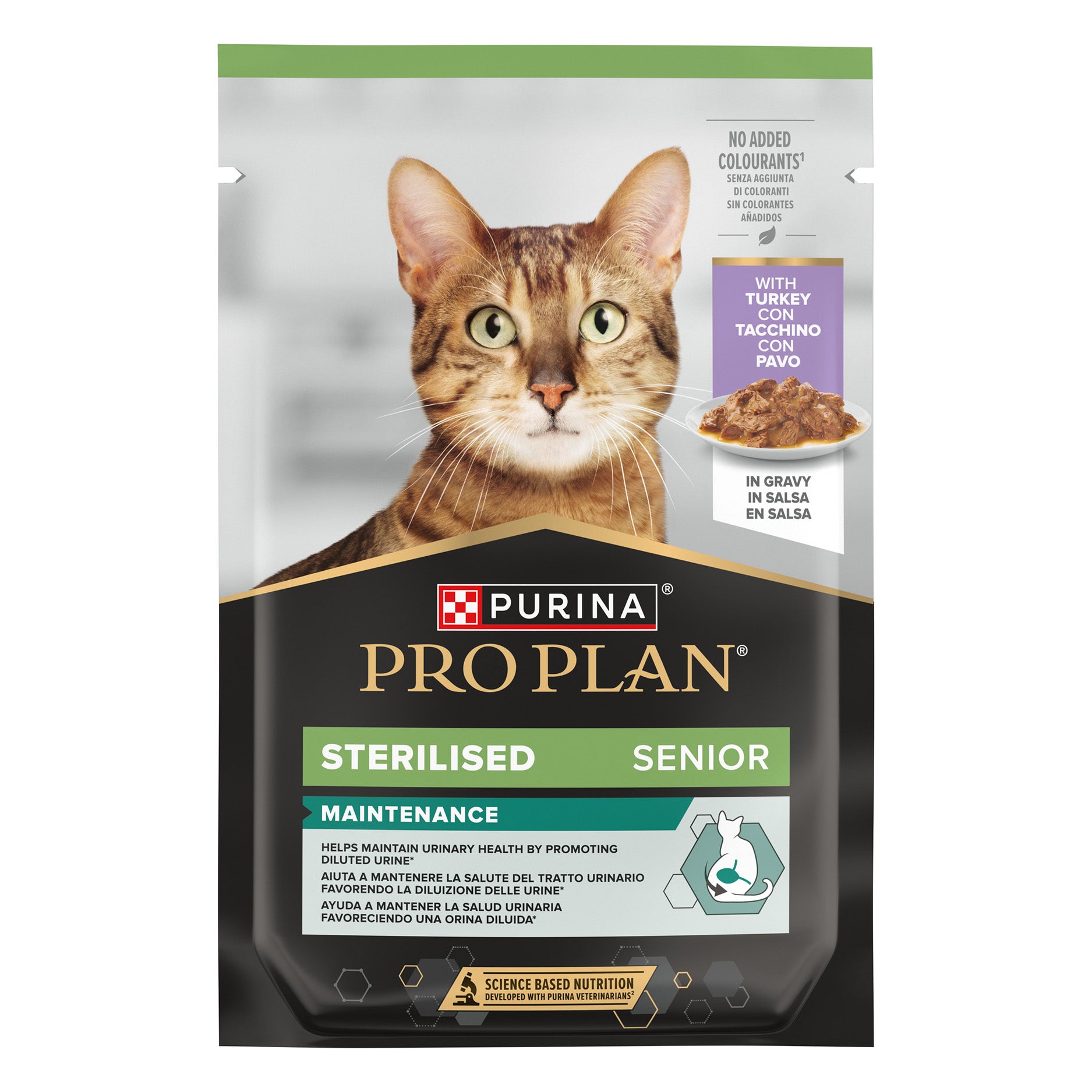 Purina Sterilised Senior 7+ Longevis Katze - Beutel - Purina ProPlan - Marigin AG Onlineshop für Tierbedarf Purina Sterilised Senior 7+ Longevis Katze - Beutel - Truthahn / 1 x 10 x 85g Futter