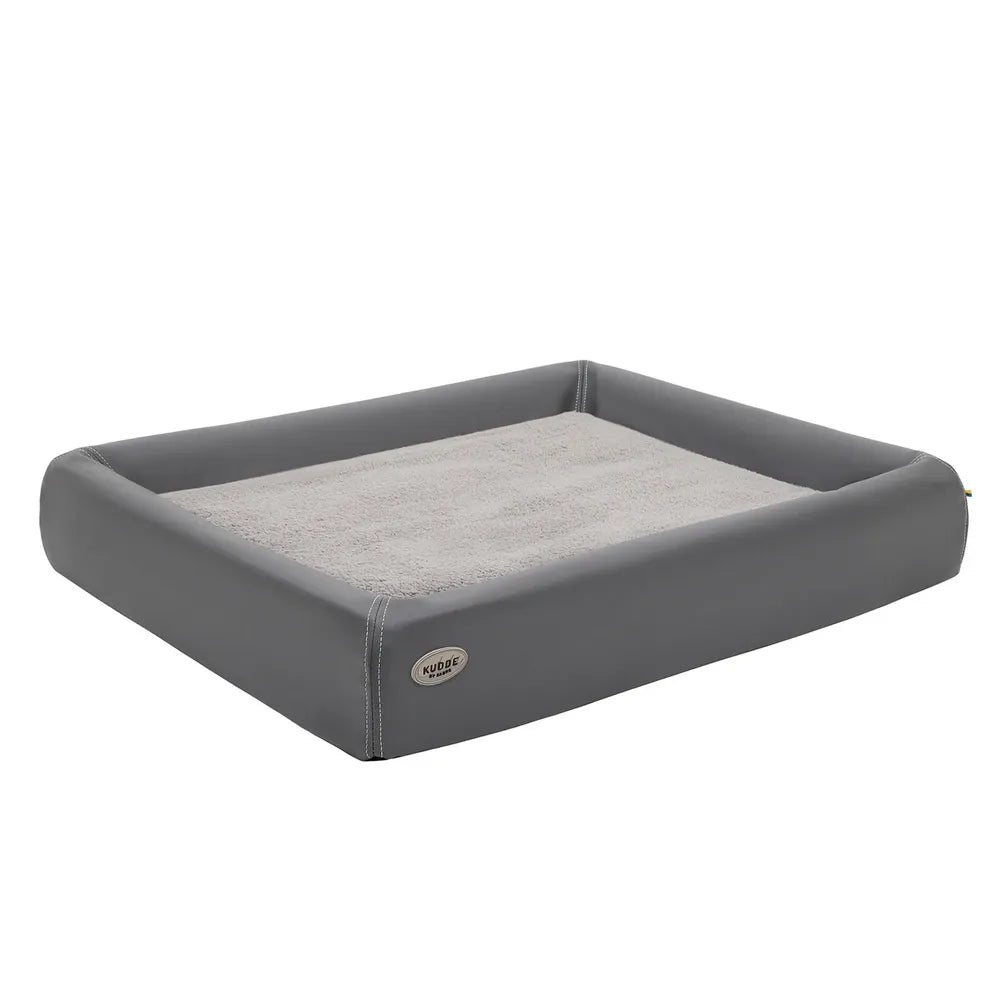 Sabro Hundebett Kudde Kunstleder Stone