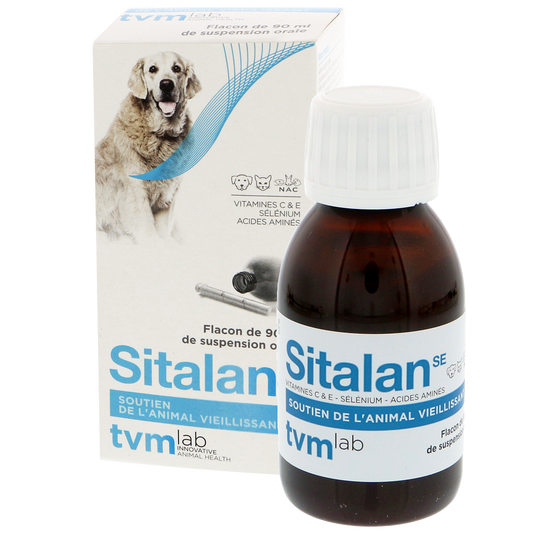 Tvm lab Sitalan 90 ml Unterstützt alternde Hunde, Katzen und kleine Heimtiere
