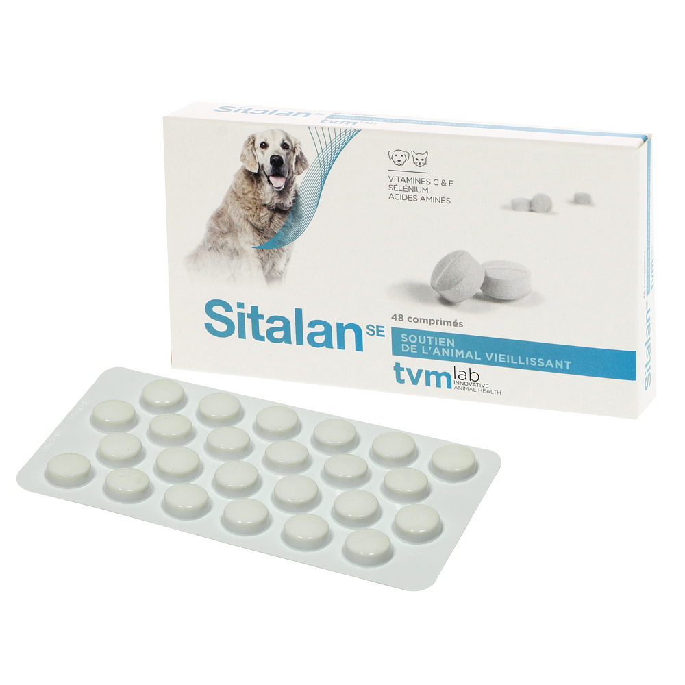 Tvm lab Sitalan Tabletten Unterstützt alternde Hunde, Katzen und kleine Heimtiere