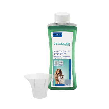 Virbac Vet Aquadent 250 ml für Hunde und Katzen
