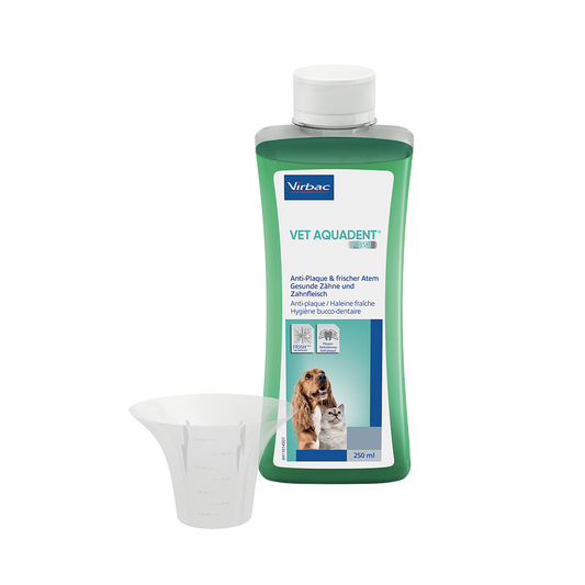 Virbac Vet Aquadent 250 ml für Hunde und Katzen