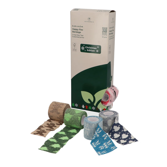 Vetnordic Happy-Flex Kohäsive Bandage Christmas