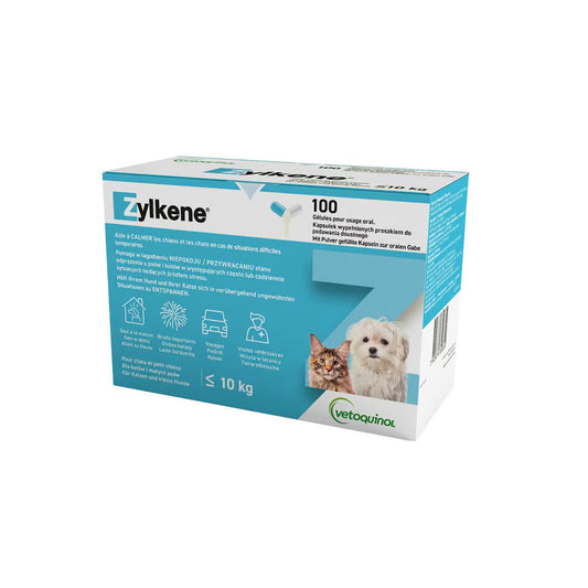 Vétoquinol Zylkene 75mg - 100 Kapseln für Hund und Katze