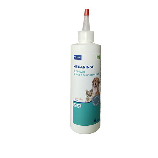 Virbac Hexarinse Spüllösung für Hunde und Katzen 237ml