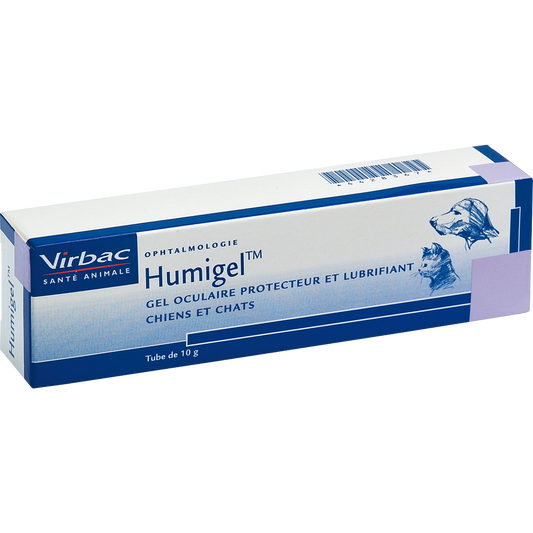 Virbac Humigel Augenschutzpräparat in Gelform für Hunde und Katzen Tube à 10g
