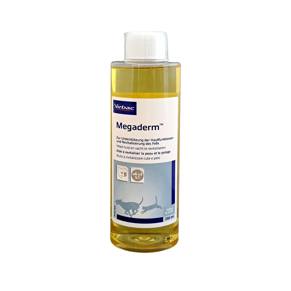 Virbac Megaderm für Hunde und Katzen, hilft der Haut - 250ml