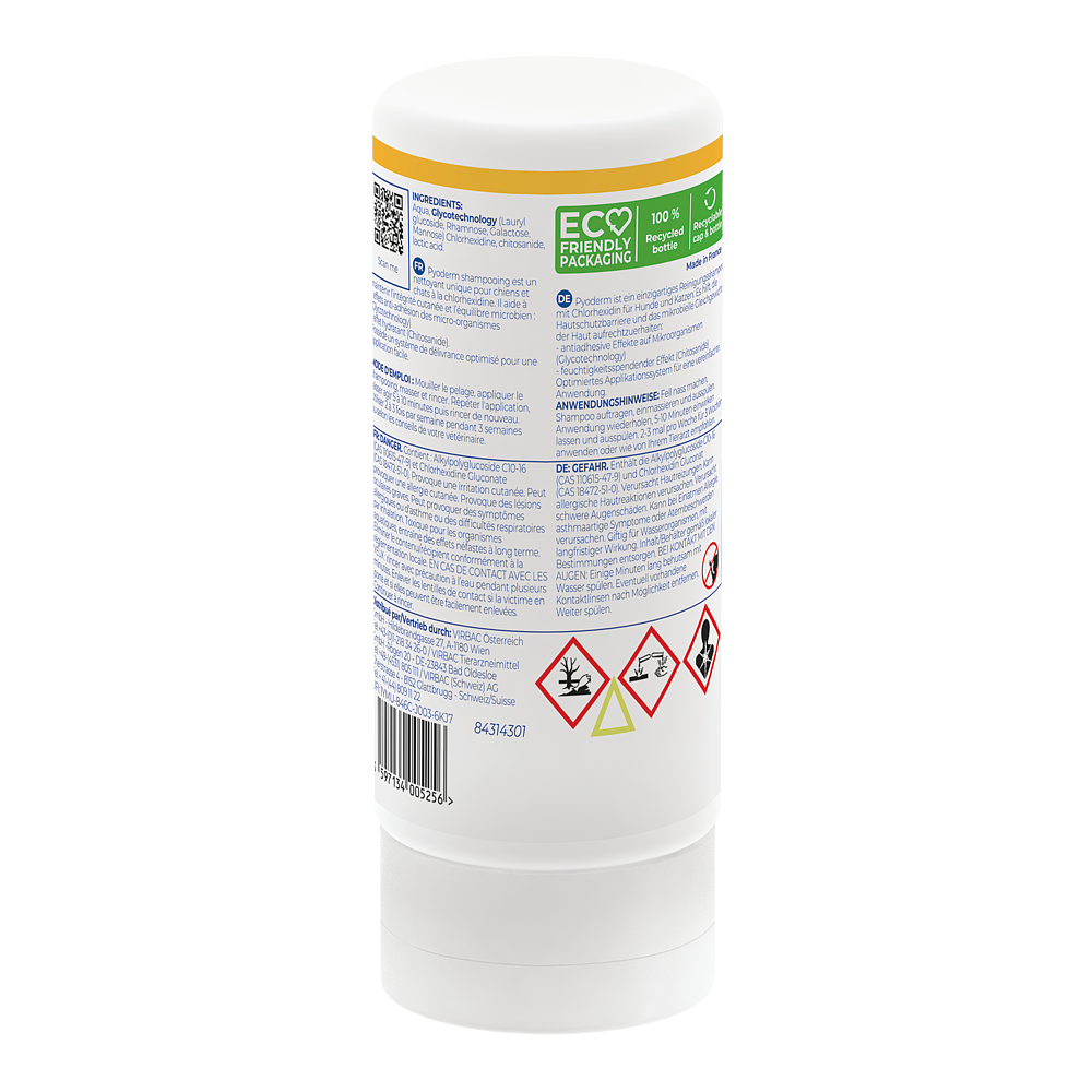 Virbac Pyoderm Shampoo 250ml für Hunde und Katzen