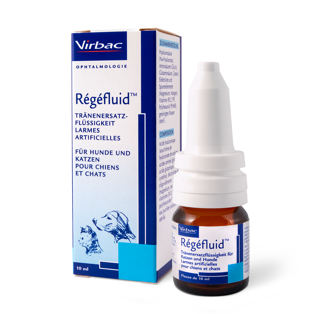 Virbac Regefluid Sterile Tränenersatzflüssigkeit für Hund und Katze 10ml