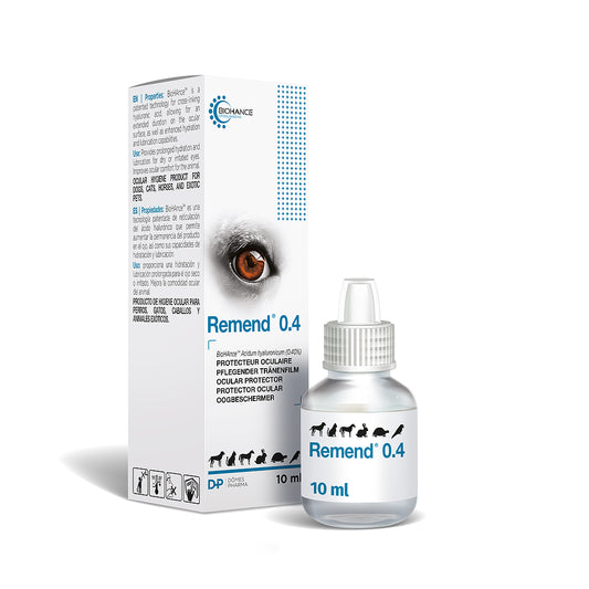 Virbac Remend 0.4 Augenschutzpräparat für Hunde, Katzen und Pferde - 10 ml