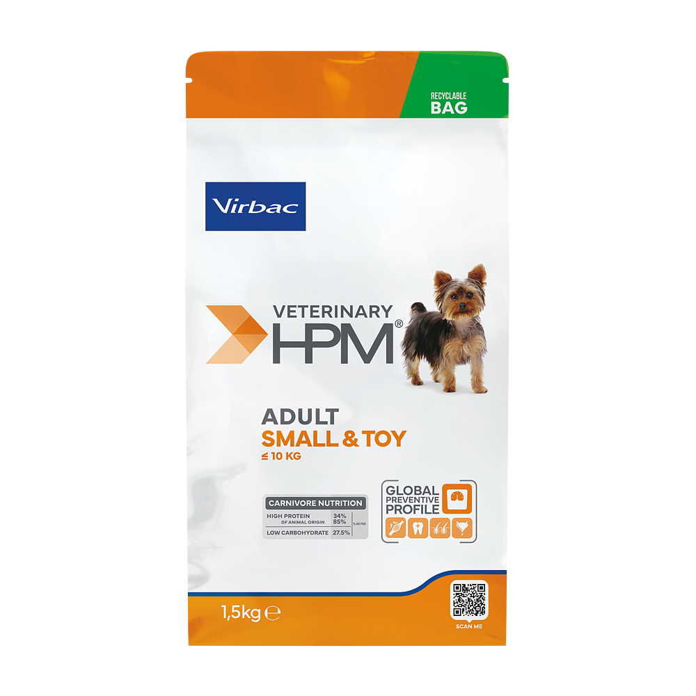 Virbac Dog Adult Small & Toy Trockenfutter 1.5kg 3kg 7kg