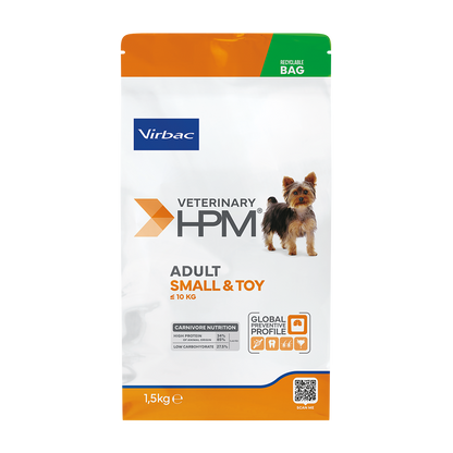 Virbac Dog Adult Small & Toy Trockenfutter 1.5kg 3kg 7kg