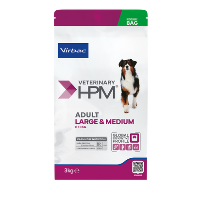 Virbac Dog Adult Large & Medium Trockenfutter 3kg 12kg