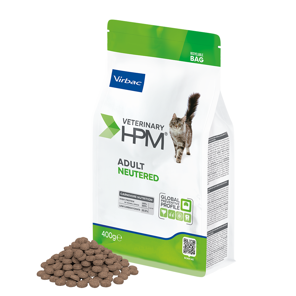 Virbac Adult Cat Neutered Trockenfutter 1.5kg 3kg 7kg 12kg
