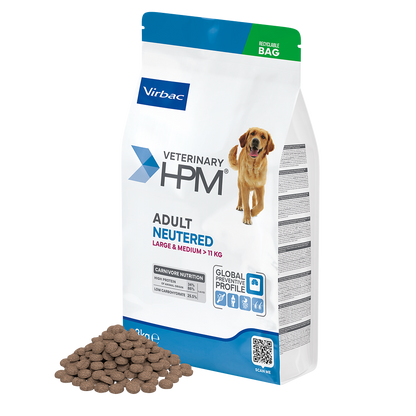 Virbac Dog Adult Large & Medium Neutred Trockenfutter 3kg 12kg