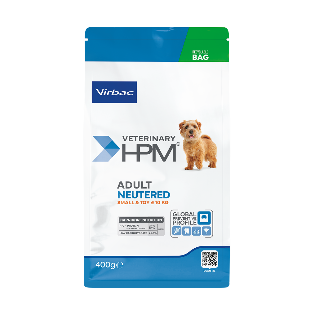 Virbac Dog Adult Small & Toy Neutered Trockenfutter 1.5 kg 3 kg 7 kg