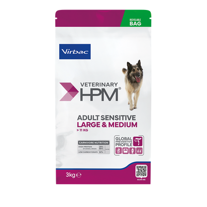 Virbac Dog Adult Large & Medium Sensitive Trockenfutter 3kg 12kg