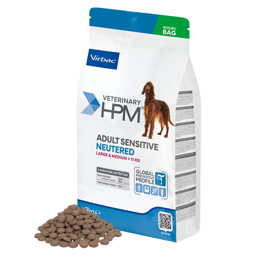 Virbac Dog Adult Large & Medium Sensitive Neutered Trockenfutter 3kg 12kg