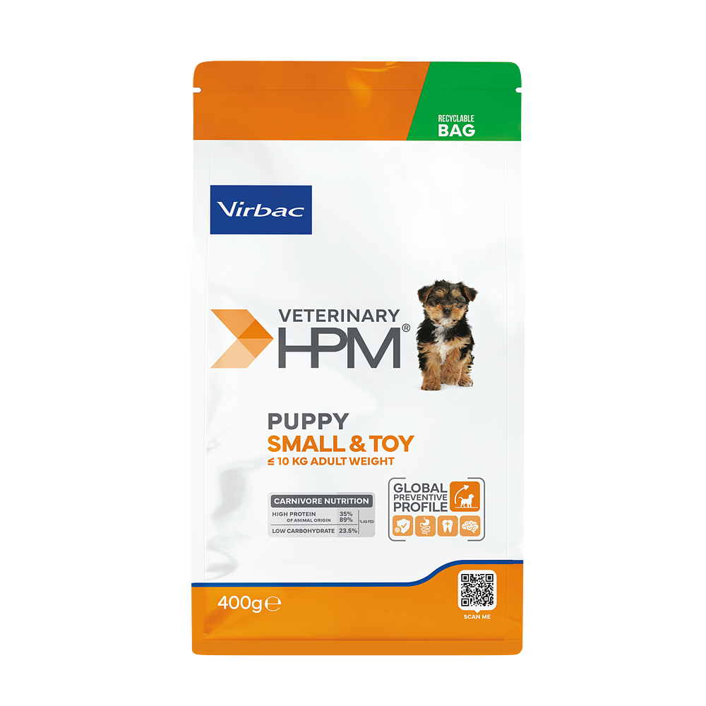 Virbac Dog Puppy Small & Toy Trockenfutter 1.5kg 3kg 