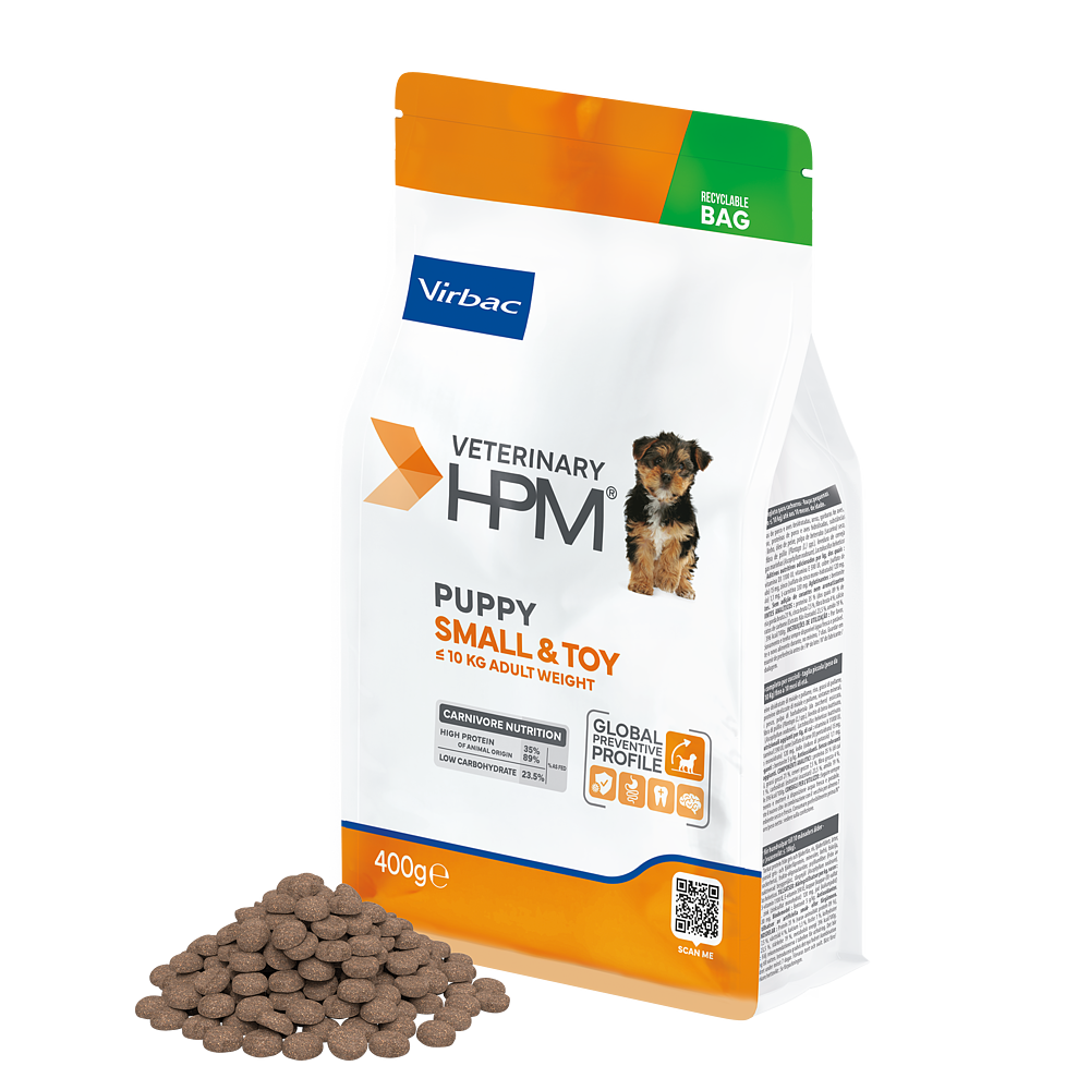Virbac Dog Puppy Small & Toy Trockenfutter 1.5kg 3kg 