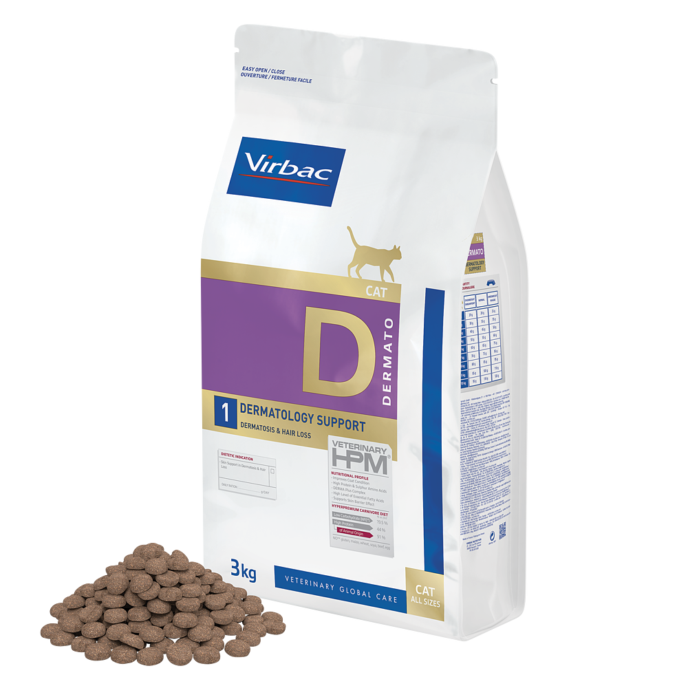 Virbac Cat Dermatology Support Trockenfutter