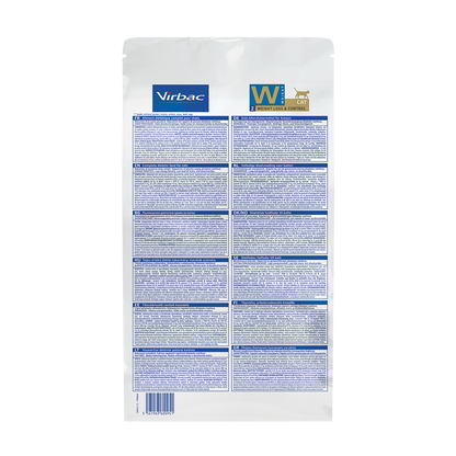 Virbac Cat Weight Los & Control Trockenfutter Rückseite