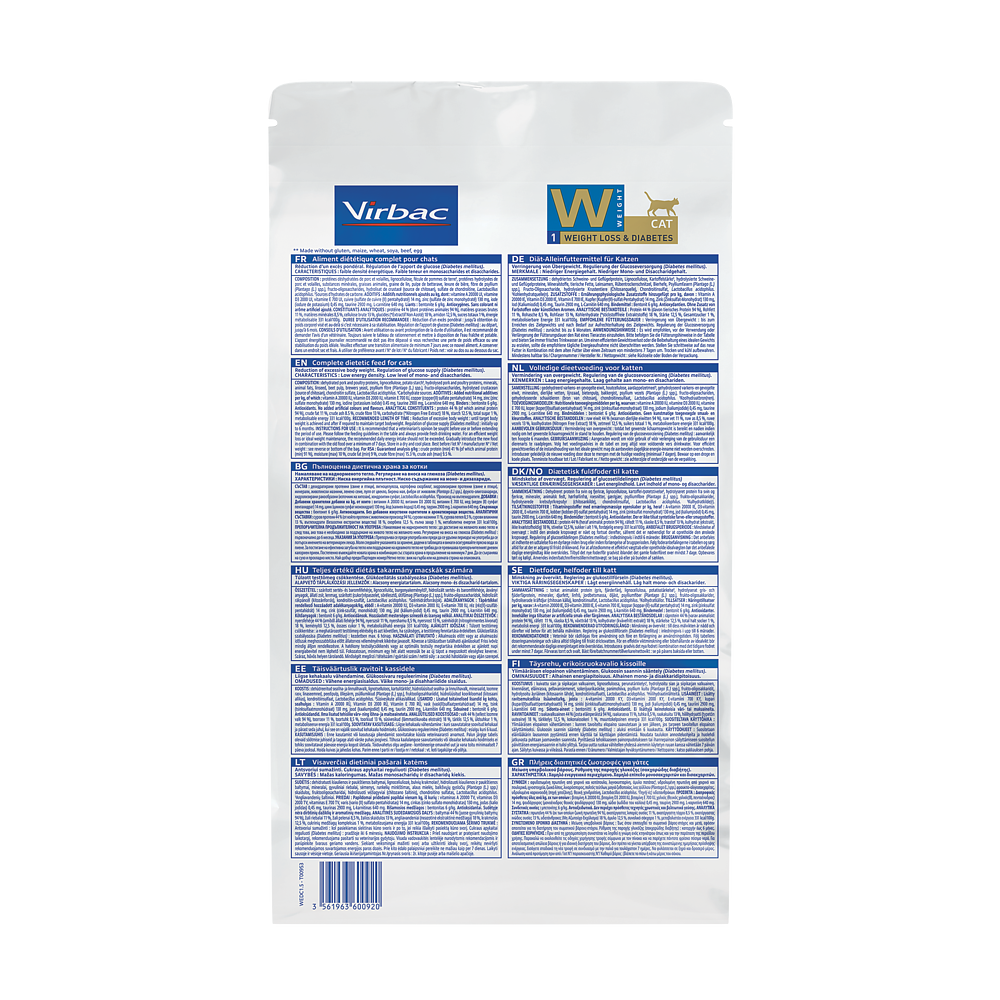 Virbac Cat Weight Loss & Diabetes