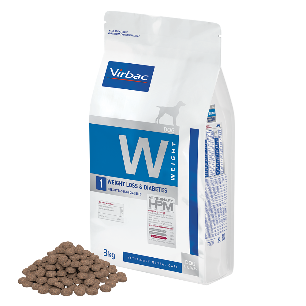 Virbac Dog weight Loss & Diabetes Trockenfutter 